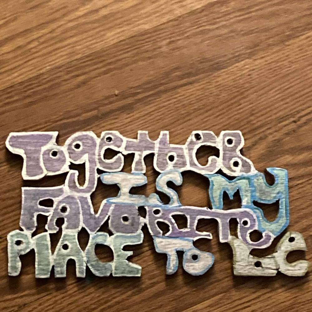 Custom made wooden wall decor